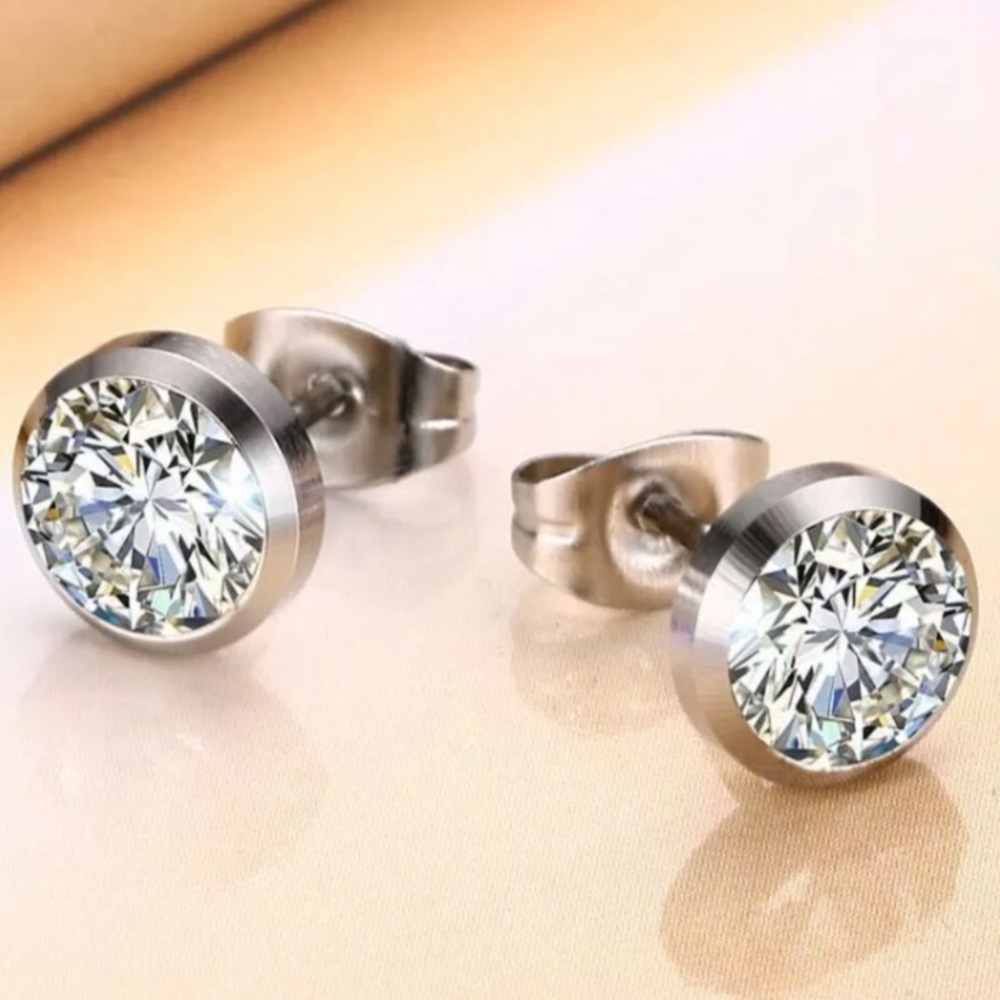 Swarovski Elements Crystal Studs - Picture 2 of 9